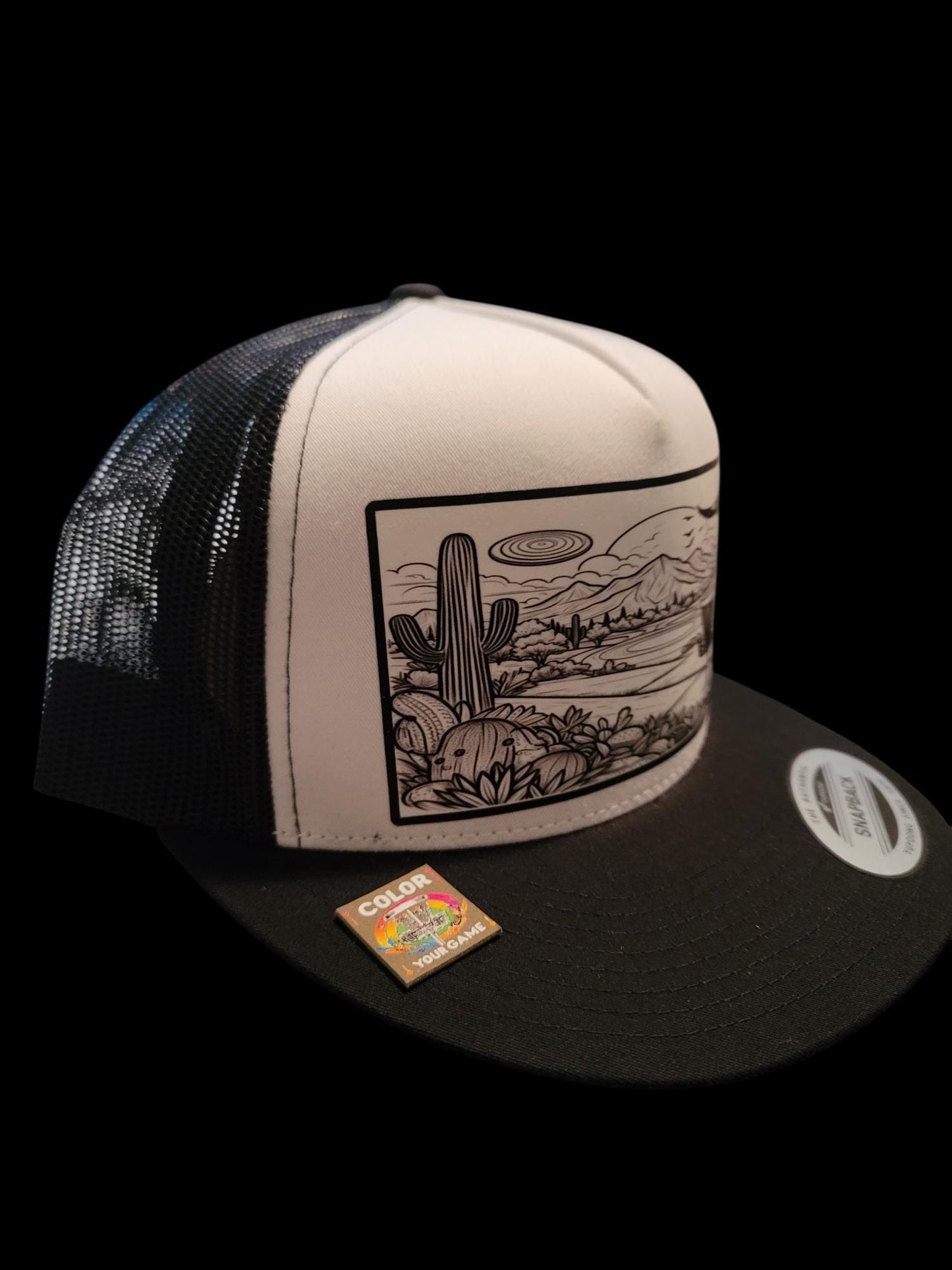 Color Your Game "Four Peaks" Colorable Trucker Hat