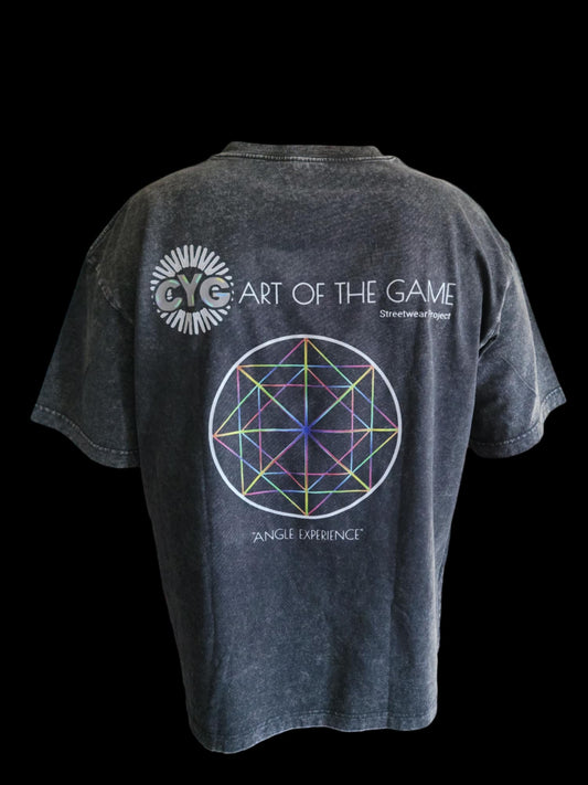 CYG ART OF THE GAME "ANGLE EXPERIENCE" Premium Oversized Cotton Tee