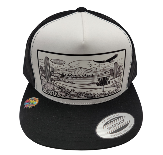 Color Your Game "Four Peaks" Colorable Trucker Hat